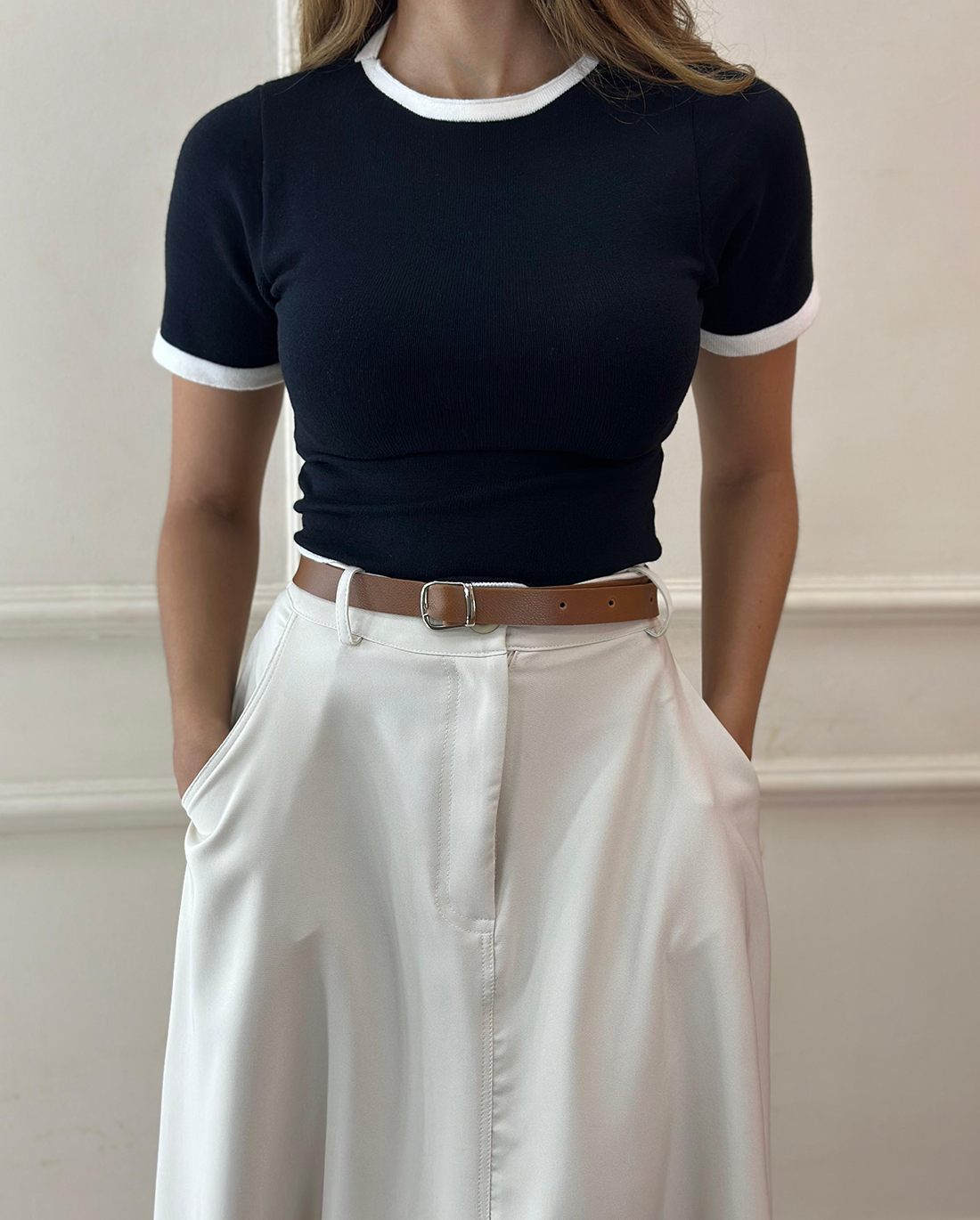 Blusa de tricot básica