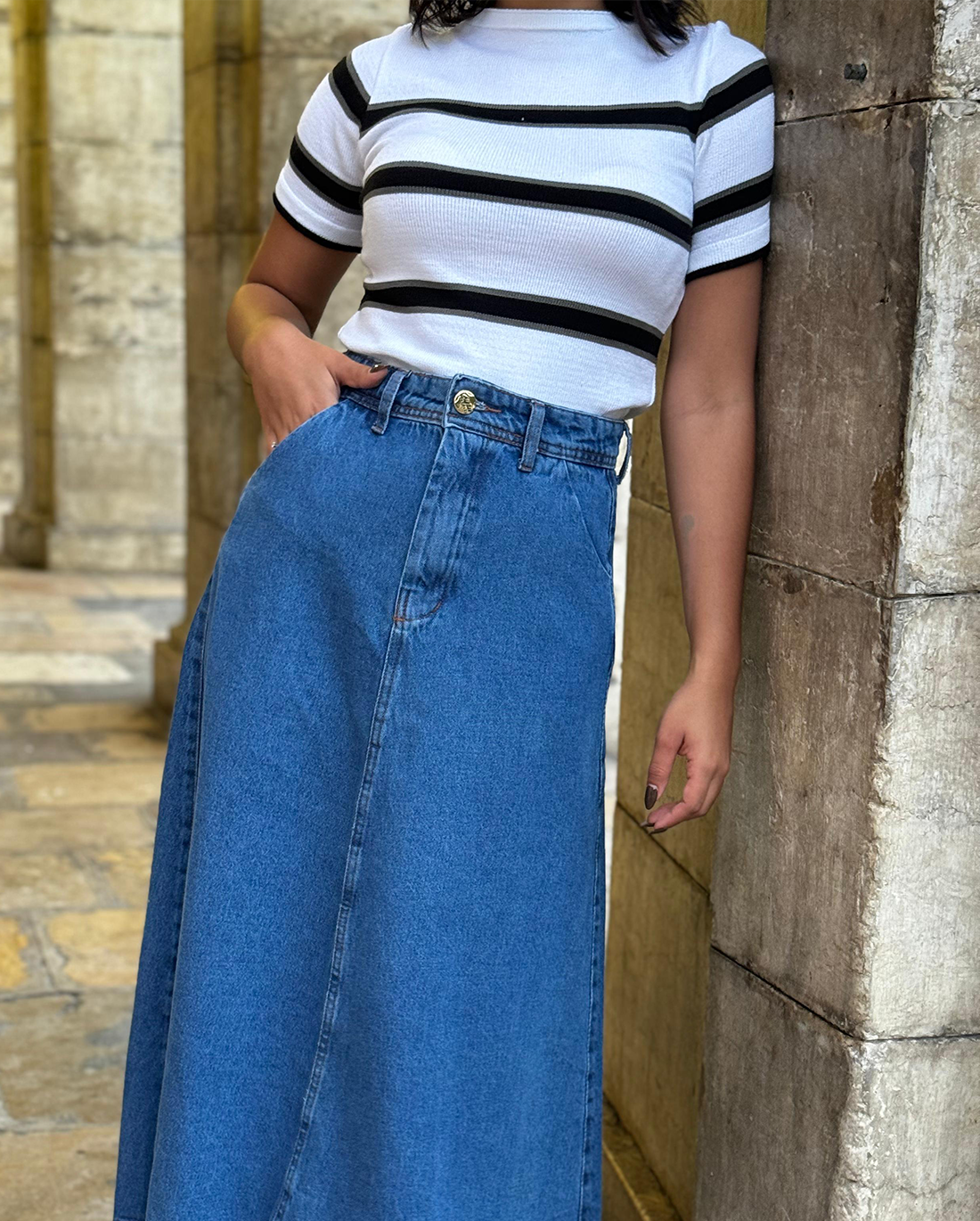 Blusa de Tricot listrada