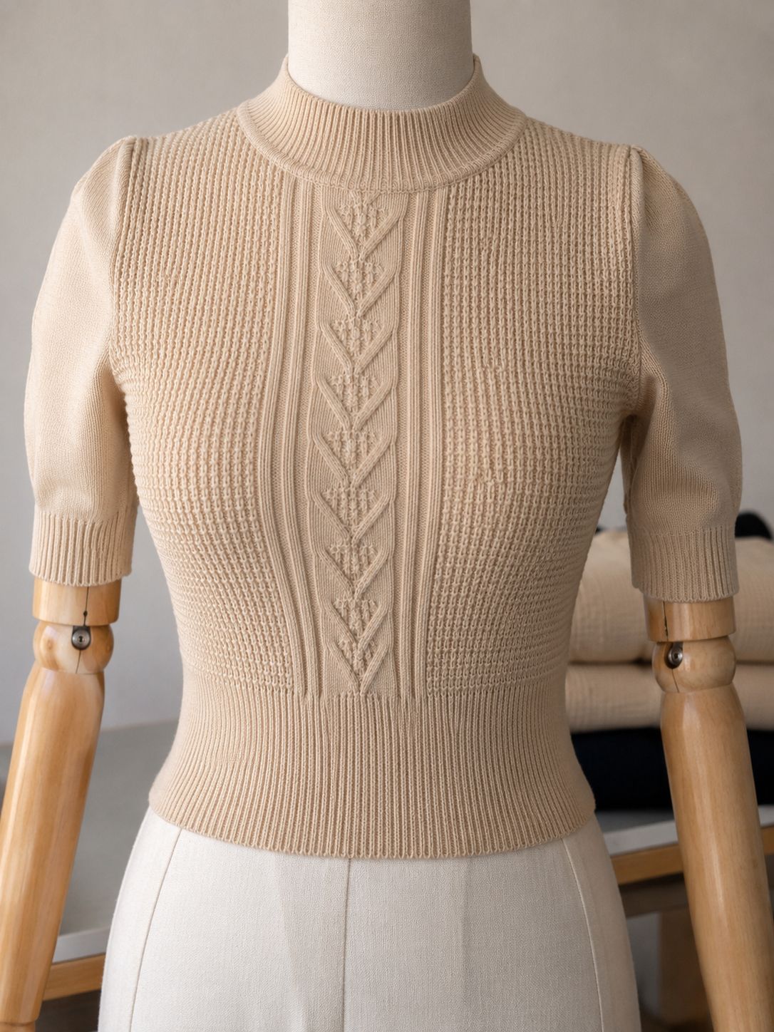 Blusa tricot modal tramado