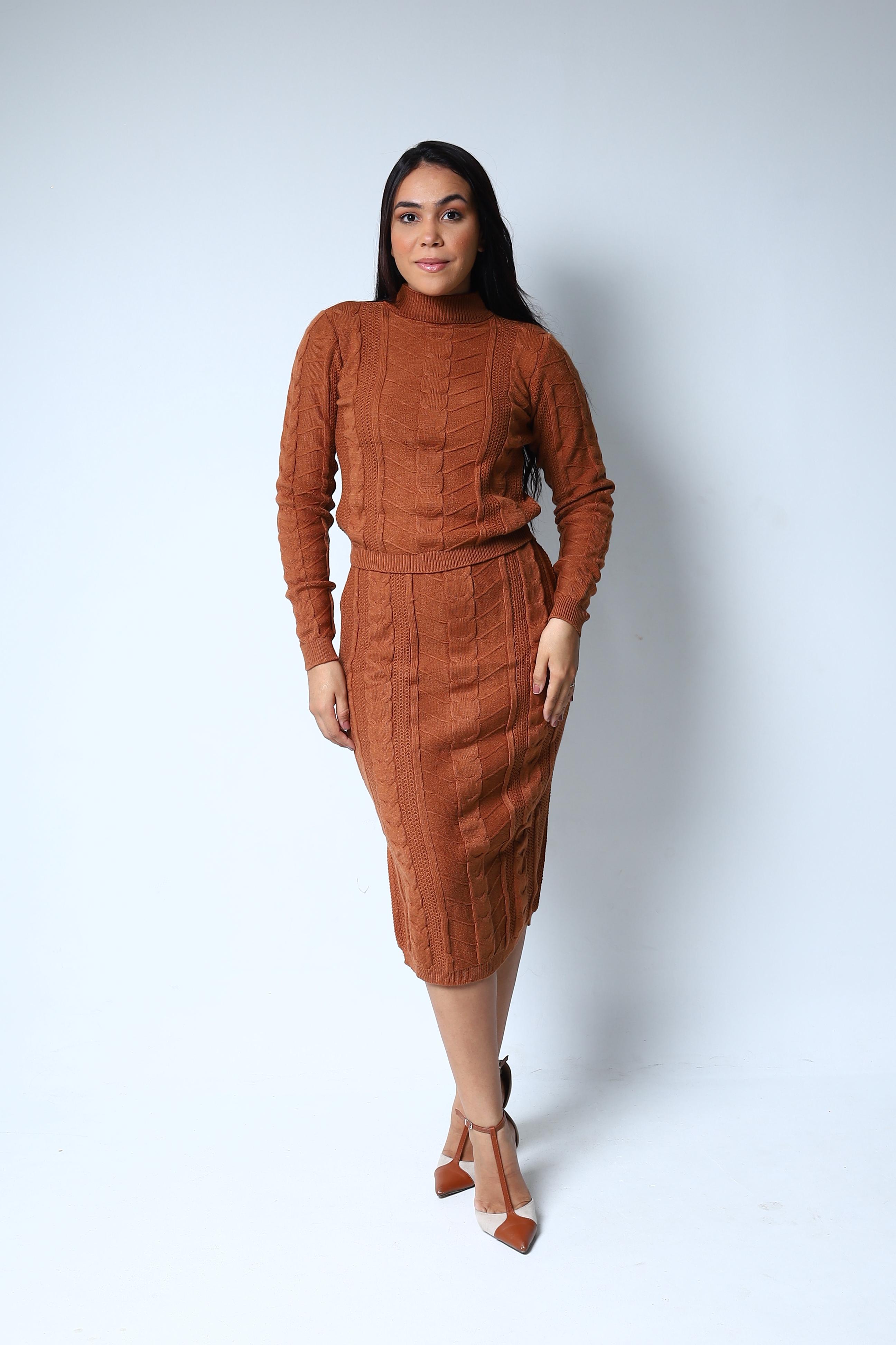 Conjunto de Tricot tramado