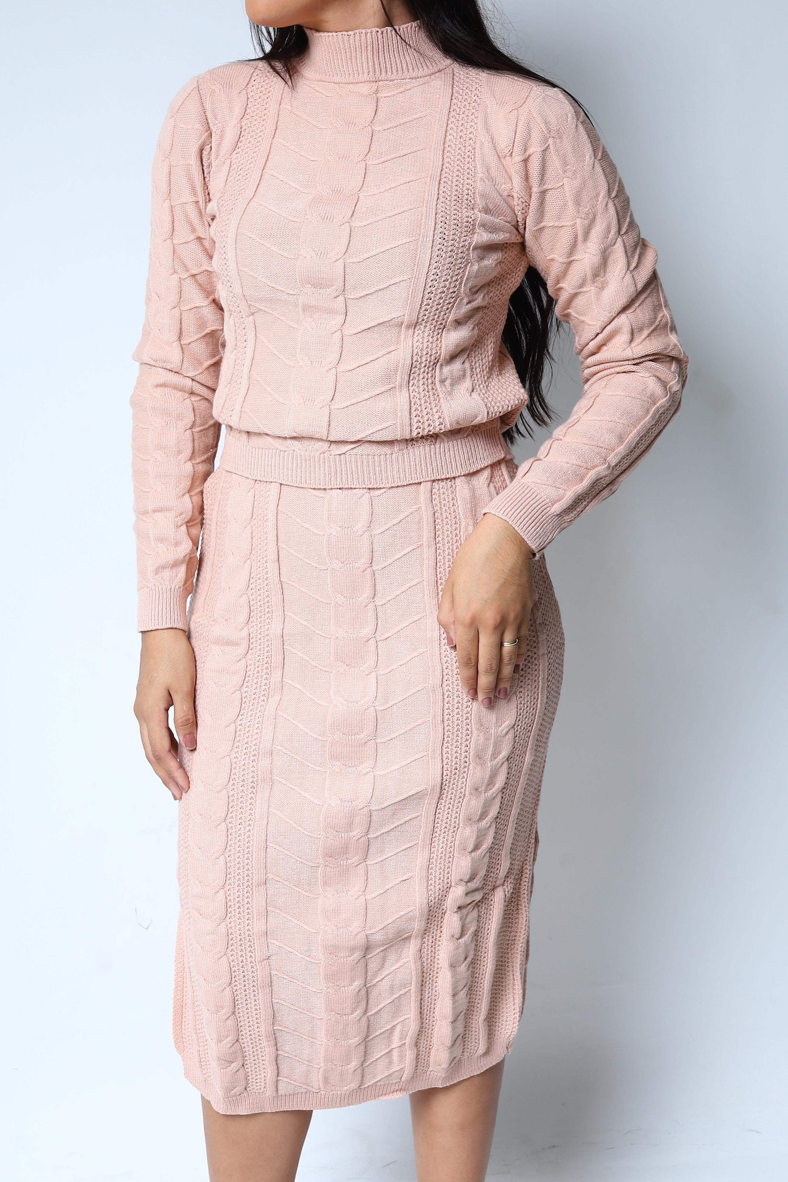 Conjunto de Tricot tramado