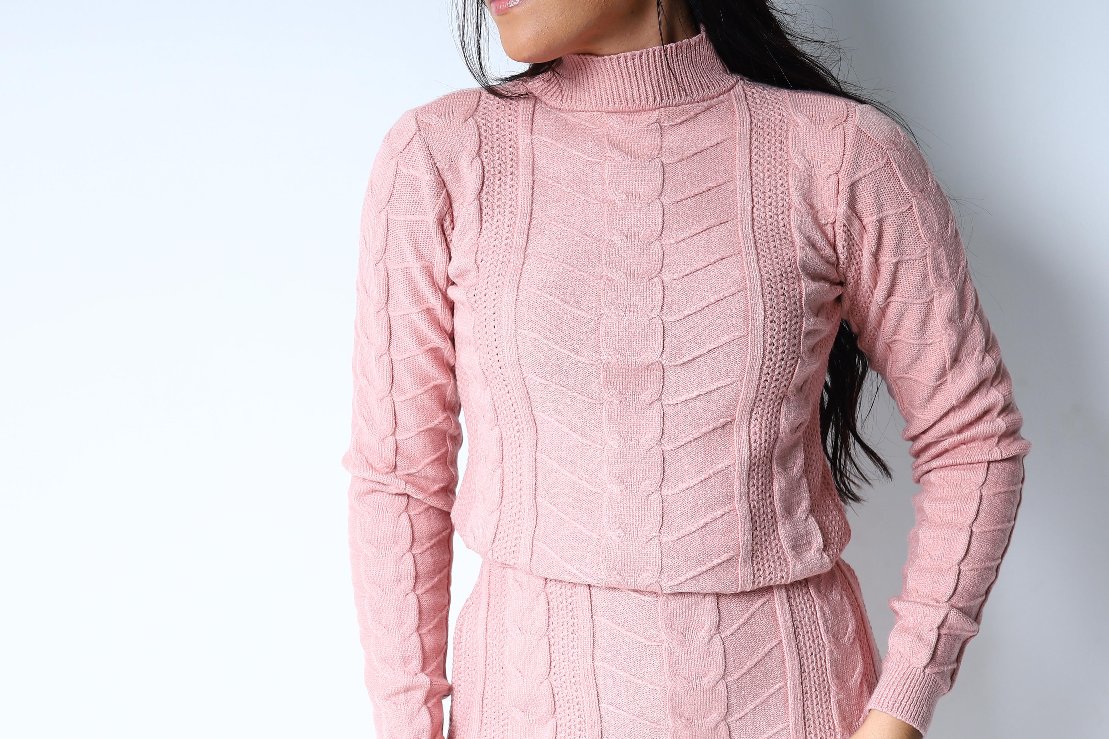 Conjunto de Tricot tramado