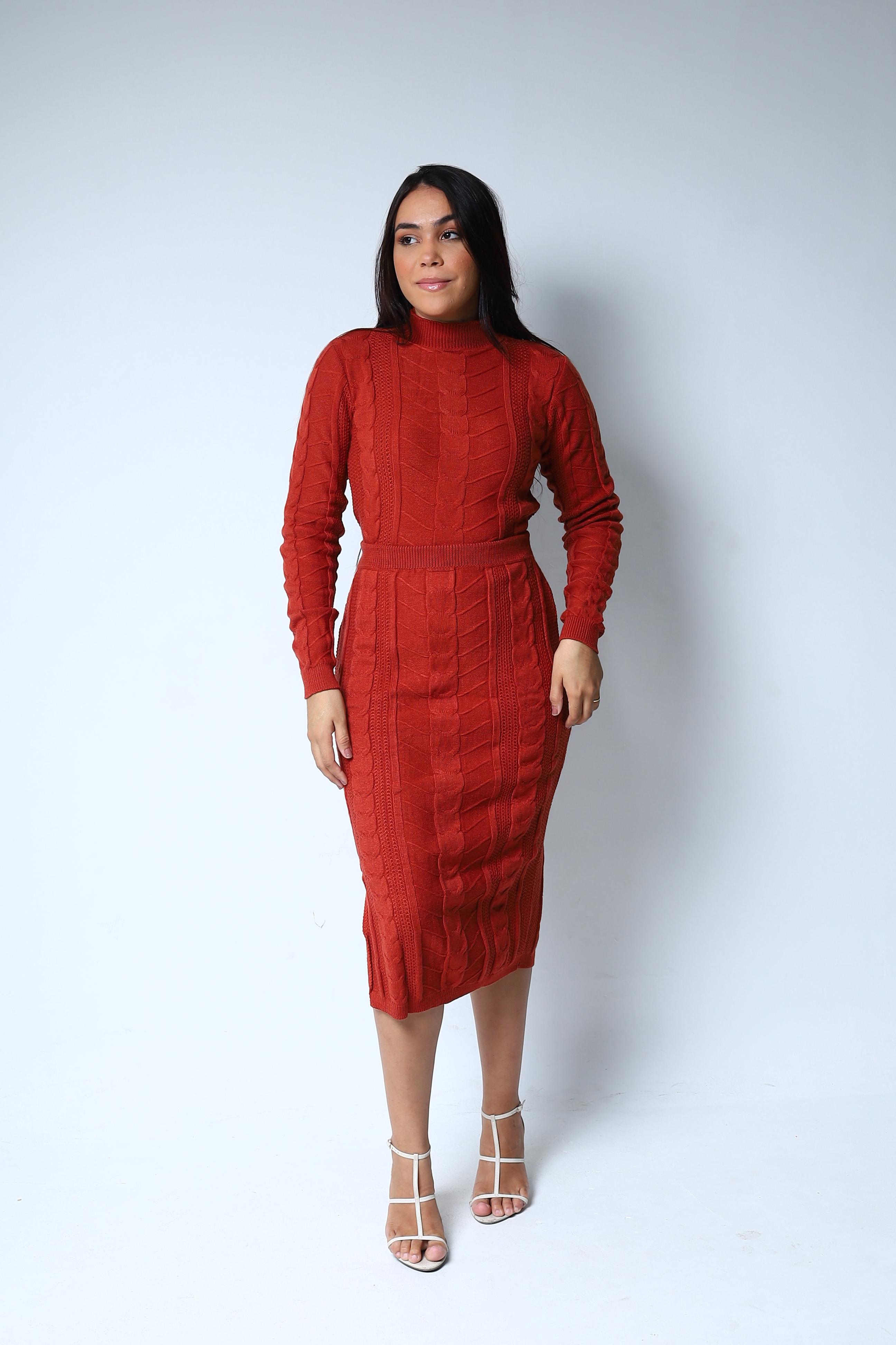 Conjunto de Tricot tramado