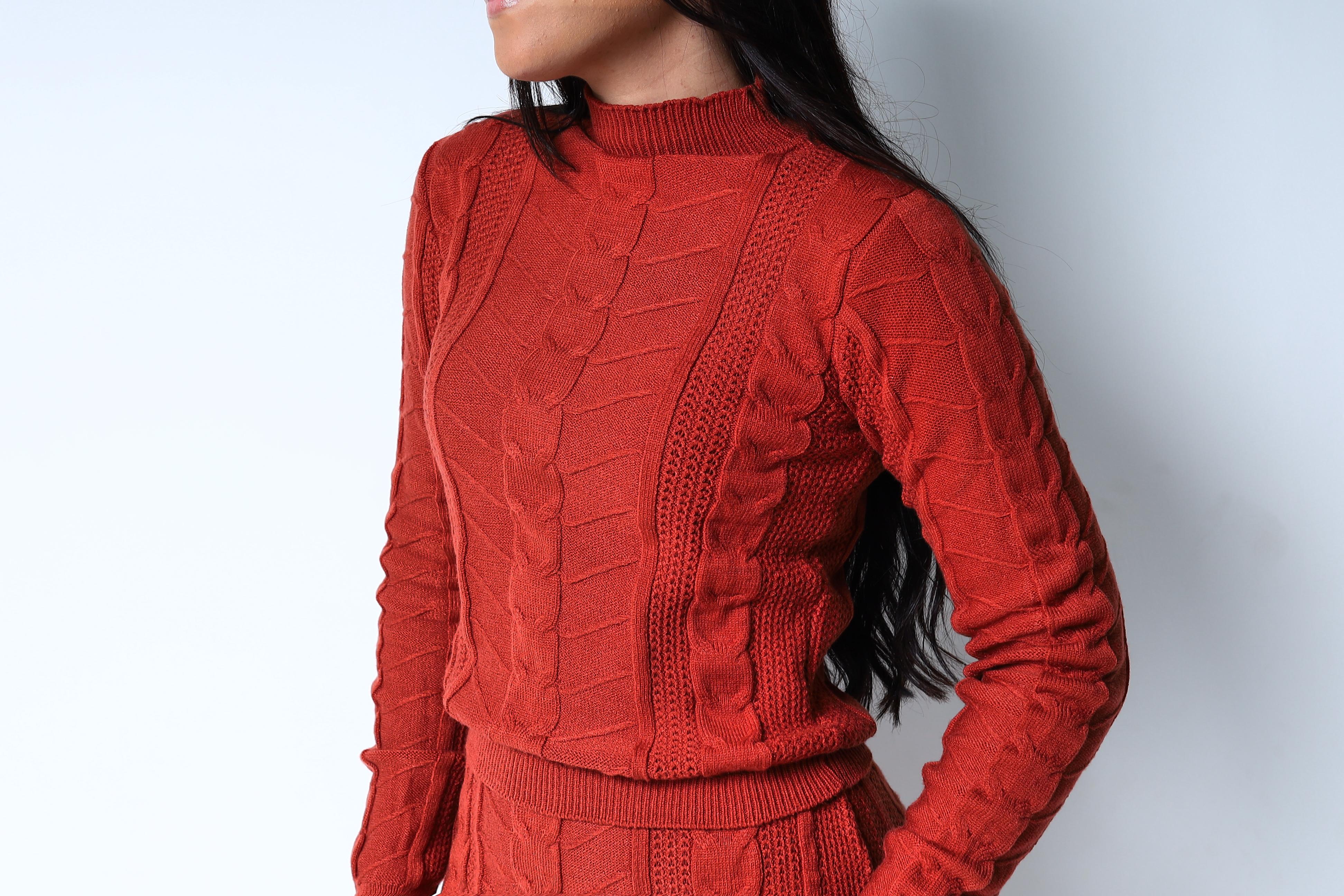 Conjunto de Tricot tramado