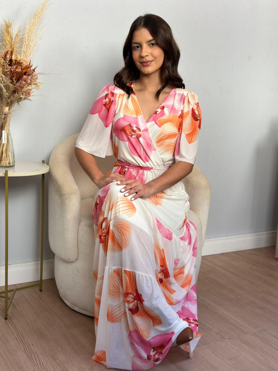 Vestido Lucimar estampado