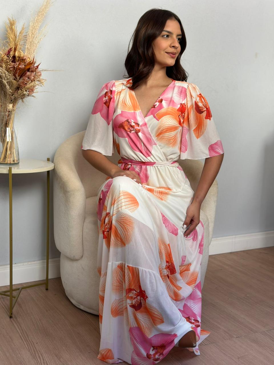 Vestido Lucimar estampado