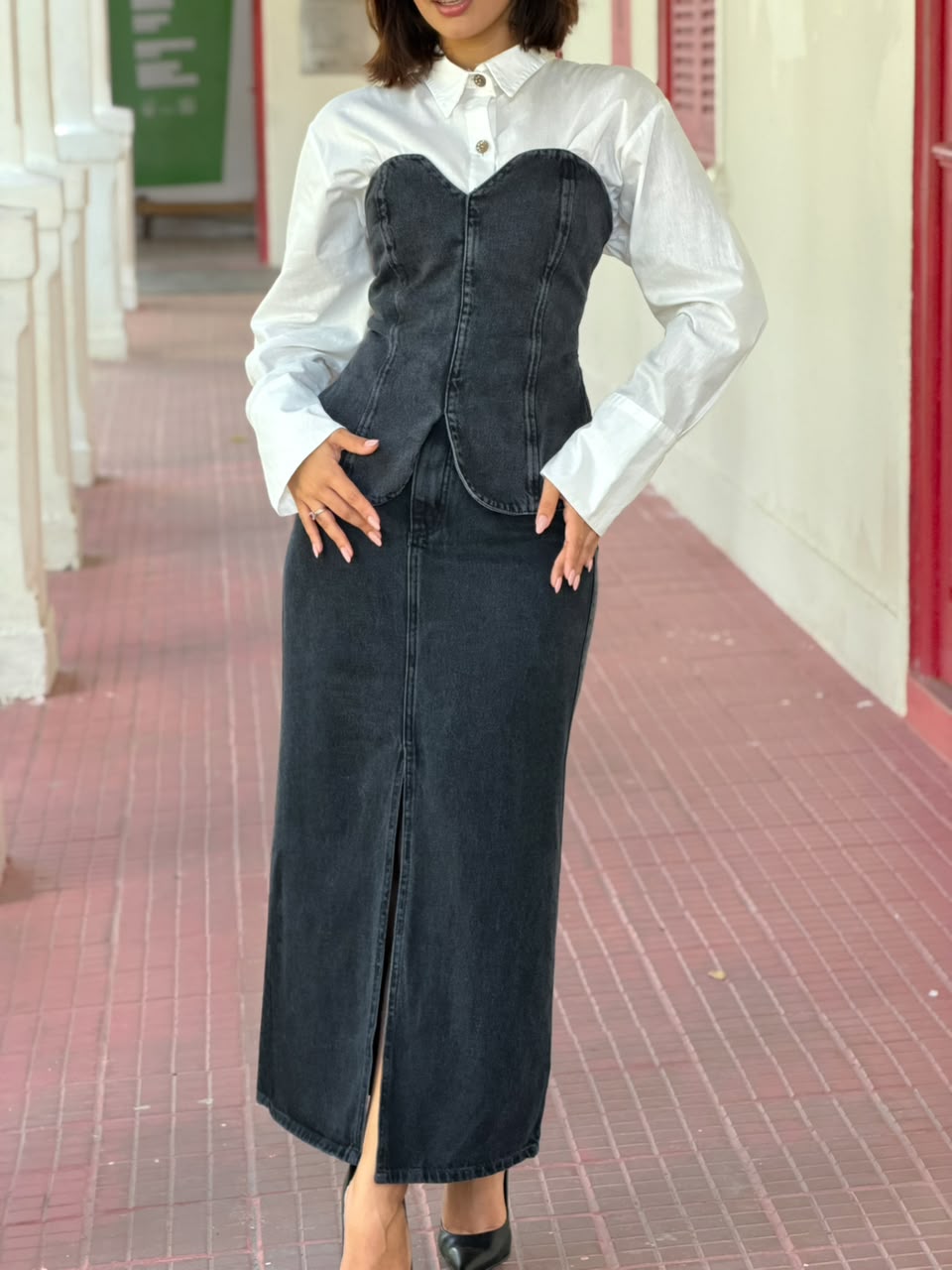 CROPPED TOMARA QUE CAIA PRETO VULK
