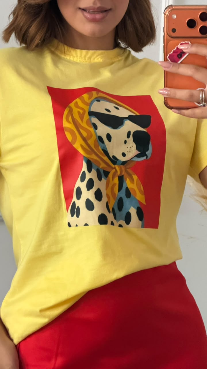 TSHIRT ESTAMPA DÁLMATA