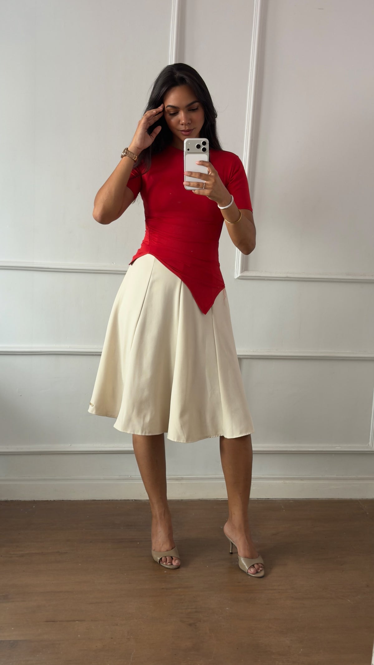 BLUSA ASSIMETRICA POLIAMIDA
